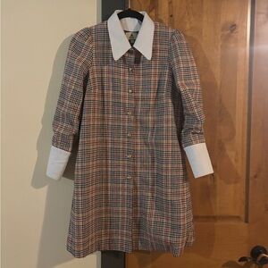Tuckernuck Multicolor Plaid Dress - size small